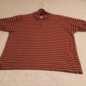 Patagonia polo shirt - brown stripes